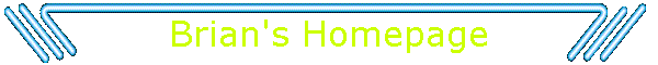 Brian's Homepage